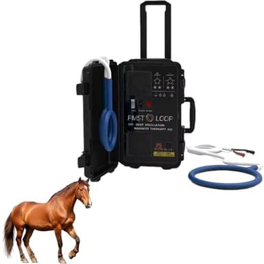 Horses PEMF Pulse Electromagnetic Therapy PMST Machine with Single and Butterfly Loop for Animals Treatment