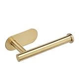 YUET Toilet Paper Holder Self Adhesive, Premium Thicken SUS304 Stainless Steel Rustproof Adhesive 3M Toilet Roll Holder No Drilling for Bathroom, Kitchen, Washroom, Rv