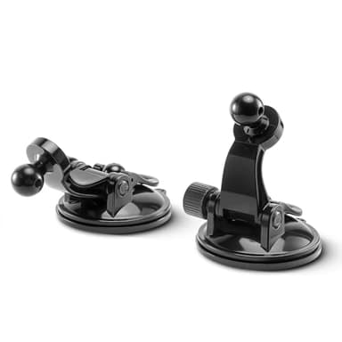 1Zero 2 PCS Adjustable GPS Car Mount for Garmin Nuvi Dezl Drive Drivesmart Zumo Driveassist DriveLuxe StreetPilot RV, Replacement Suction Cup GPS Dash Ball Mount Dashboard Windshield Car Holder