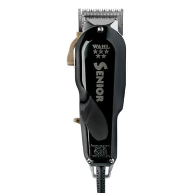 Wahl Professional 5 Star Senior Clipper, V9000 Motor, Adjustable Taper Lever, Includes 3 Cutting Guides