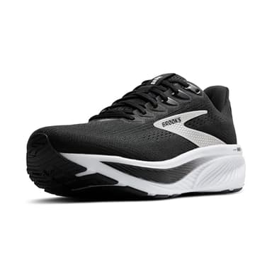 Brooks Men’s Ghost 17 Neutral Running Shoe - Black/Grey/White - 8 Medium