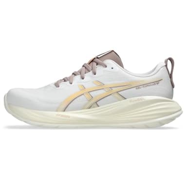 ASICS Men's Gel-Cumulus 27 Running Shoe, 10.5, White/Fawn