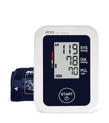 A&D Medical Blood Pressure Monitor for Home Use – UA-651SAC – Petite Upper Arm BP Machine – Small Cuff (6.3–9.4” / 16-24 cm) – Adults, Easy to Use, AC Adapter