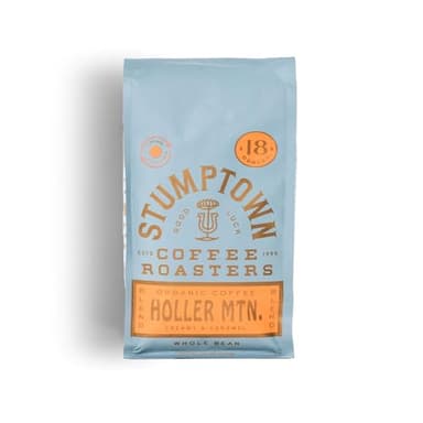 Stumptown Coffee Roasters, Medium Roast Organic Whole Bean Coffee, 100% Arabica Coffee - Holler Mountain 18 Ounce Bag with Flavor Notes of Citrus Zest, Caramel and Hazelnut
