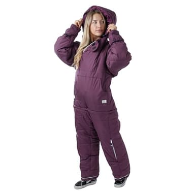 Selk'bag SWYTCH Original Wearable Sleeping Bag & Jacket | Convertible 2-in-1 Design, Water-Resistant, Eco-Friendly for Camping, Hiking, Travel, Skiing and Casual Use (Maipo Burgundy, Medium)