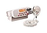 Cobra MR F45-D Fixed Mount VHF Marine Radio – 25 Watt VHF, Submersible, LCD Display, Noise Cancelling Microphone, NOAA Weather Channels, Signal Strength Meter, Scan Channels, White