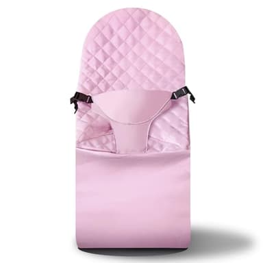 UWSTE Fabric Seat for Bouncer - for BabyBjorn Replacement Cover Compatible with BabyBjörn Bouncer Bliss, Soft Breathable Machine Washable (Pink, Only Seat Cover)