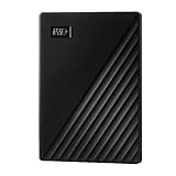 WD 2TB My Passport, Portable External Hard Drive, Black, backup software with defense against ransomware, and password protection, USB 3.1/USB 3.0 compatible - WDBYVG0020BBK-WESN