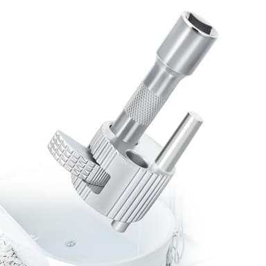 97258 Tub Drain Removal Tool for 3/8" Tub And Sinks Drain Extractor Tool - Easy Plumbing Repairs Drive Ratchet Wrench