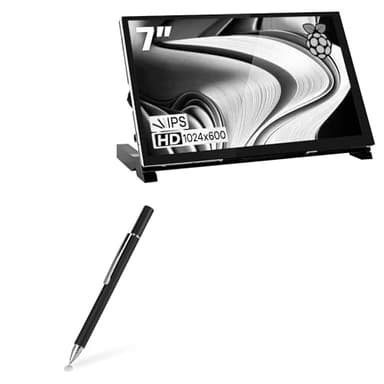 BoxWave Stylus Pen Compatible with Hosyond IPS LCD Touch Screen Display (7 in) - FineTouch Capacitive Stylus, Super Precise Stylus Pen - Jet Black