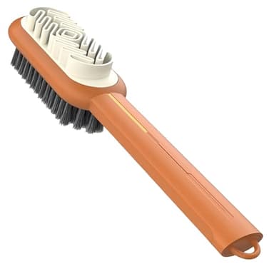 2 in 1 Suede Brush ，Suede Shoe Brush and Eraser，Rubber Polish Eraser with Soft Plastic Bristles for Suede/Nubuck Shoe、Bag、Jacket、Boots Cleaning