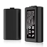 Rechargeable Battery Pack for X-box Series X|S/ One, 2 Pack 4440mWh 3.7V Battery Pack for X-box One/One S/One X/One Elite All X-box Controllers Supports Use While Charging (Includes 2 Batteries Only)