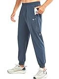 NORTHYARD Men's Athletic Running Pants Lightweight Workout Joggers Quick Dry Gym Sweatpants Active Sports Track Training COOLGREY XL