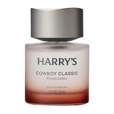 Harry's Cowboy Classic Men's Cologne - Woody Amber Scent - 1.7 fl oz - Notes of Bergamot, Cedarwood & Musk - Long-Lasting Eau de Parfum Men's Fragrance