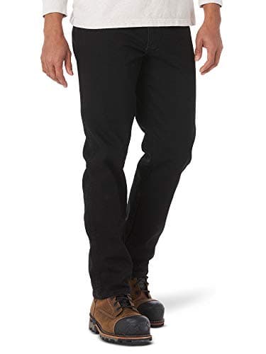 Rustler Men's Classic Regular Fit Jean,Coal Black,30W x 34L