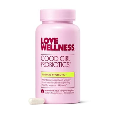 Love Wellness Good Girl Probiotics | Women’s Vaginal Health & pH Balance Supplement | 9-Strain Probiotic for Urinary Tract, Yeast, Odor & Immune Support | Gluten-Free (30-Day Supply)
