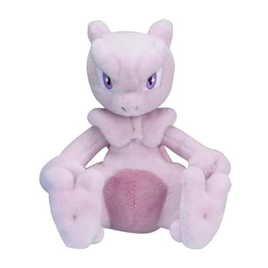Pokemon Center: Sitting Cuties: Mewtwo Plush # 150 - Generation 1-6 in