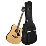 diboer 3/4 Size 36 Inch Acoustic Guitar Case Soft, Acoustic Guitar Bag 0.35 Inch Thicken Sponge Padded, Waterproof Gig Bag with Back Hanger Loop-For 36" Acoustic Classic Guitar