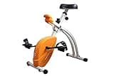 Ergonomyx Under Desk Bike (w/LCD Screen) Foldable Pedal Exerciser - Easy Assembly and Storage with Adjustable Tension Control