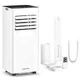 ZAFRO 10,000 BTU Portable Air Conditioners, 4 Modes Portable AC Unit with Fast Cooling/Energy Saving/Remote Control/24Hrs Timer for Bedroom/Dorms/Indoor Rooms, White