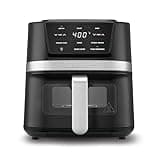 Cuisinart Air Fryer Oven, 2.6-Qt Basket Stainless Steel Air Fryer, Kitchen Dishwasher-Safe Parts with 3 Presets to Roast, Bake, & Air Fry, Quick & Easy Electric Fryer Meals, AIR-80