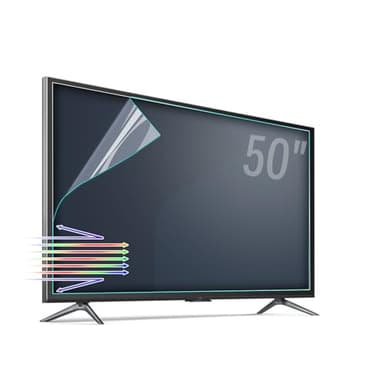 TYRHMY Anti Glare Film for TV 50 inch,Anti Blue Light Anti Glare TV Screen Protector Film,Relieve Eye Strain and Reduce TV Screen Glare,50 inch Screen Glare Film