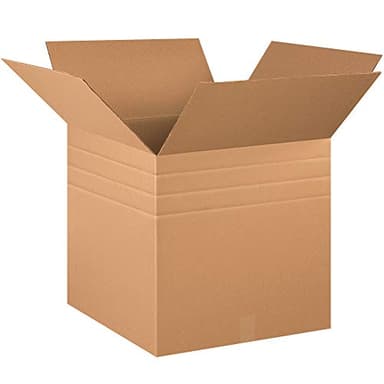Aviditi Shipping Boxes Multi-Depth 20"L x 20"W x 20"H, 10-Pack | Corrugated Cardboard Box for Packing, Moving and Storage