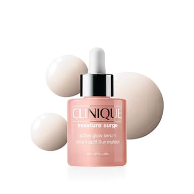 Clinique Moisture Surge Active Glow Serum with Lactic Acid, Hyaluronic Acid + Vitamin C | Hydrating, Lightweight + Oil Free​, 1 fl. oz.
