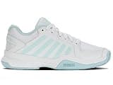 K-Swiss Women's Court Express Pickleball Shoe, White/Blue Glow, 9 M