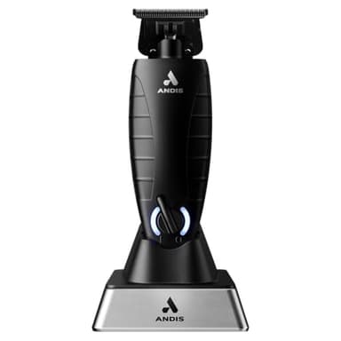 Andis GTX-EXO Black Label Special Edition, Professional Lithium-ion Electric Beard & Hair Trimmer, M-Force Technology, Cordless, Included Charging Stand, Black