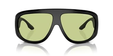 A|X ARMANI EXCHANGE AX4143SU Universal Fit Sunglasses, Matte Black/Light Green, 67 mm