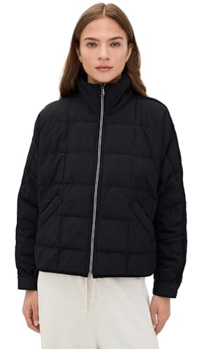 Free People Women's Pippa Packable Puffer Jacket, Black, L