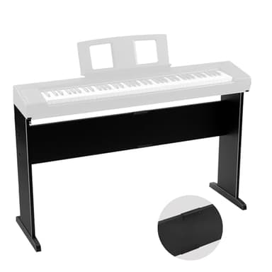 AODSK Universal Wooden Stand for Digital Pianos, Reinforced Edition, Adjustable Width Digital Piano Rack—Sturdy, Non-Slip, Scratch-Resistant Design, Compatible with Multiple Keyboards