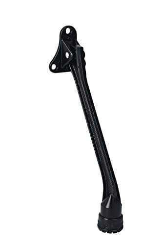 HOME&I Kickdown Door Stopper,7-Inch Door Holder Kick Door Kickstand Rubber Foot (Black, 7 Inch x 1 Pack)