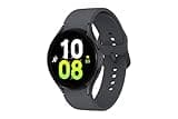 SAMSUNG Galaxy Watch 5 44mm Bluetooth Smartwatch w/Body, Health, Fitness and Sleep Tracker, Improved Battery, Sapphire Crystal Glass, Enhanced GPS Tracking, US Version, Gray (Renewed)