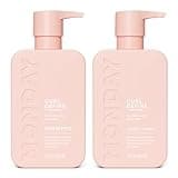 MONDAY HAIRCARE Curl Define Shampoo + Conditioner Set (2 Pack) 12oz Each, Nourishing Curls, Tames Frizz, Enhances Shine with Coconut Oil and Shea Butter, 100% Recyclable Bottles