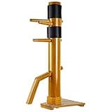 Geniqua Walnut Wing Chun Wood Target Base Training Dummy IP Man Martial Arts Traditional