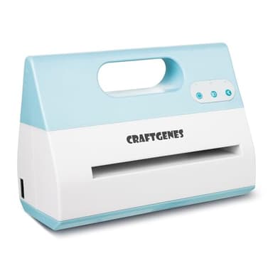 CraftGenes Electric Die Cut Machine for Starter Kit, 9 inch Opening Electric Embossing Machine for Art & Craft, Cardmaking, Scrapbooking, Fabric
