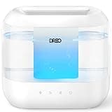 Dreo Humidifiers for Bedroom, Top Fill 4L Supersized Cool Mist Humidifier, 32H Runtime, 28 dB Quiet Ultrasonic Air Humidifier for Large Room, Plants, Baby Nursery, Indoor, Night Light, Easy to Clean