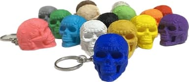 Aztec Death Whistle Keychain - 16 Colors - Made In USA (Blue)