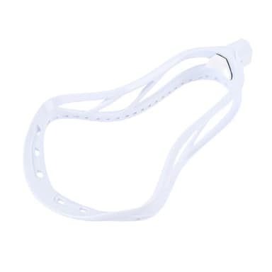 SPYMINNPOO Unstrung Lacrosse Heads, Lacrosse Stick Heads Replacement Constructed from Premium Nylon for Competition Sports Training (White)