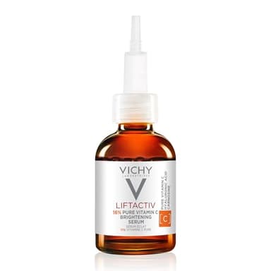Vichy LiftActiv Vitamin C Serum For Face, Brightening Serum With 16% Pure Vitamin C + Hyaluronic Acid + Vitamin E, Improves Radiance & Firmness, Anti Aging, Protects Skin From Discoloration