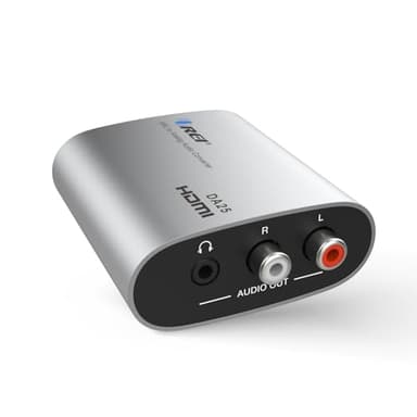 OREI HDMI eARC & ARC Audio Extractor Converter – HDMI ARC to RCA L/R Converter with 3.5mm Jack – ARC/eARC Audio Converter for Speaker, Headphone, Home Theater (DA25)