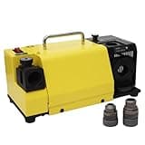 PreAsion 110V MR-20G Drill Bits Sharpener 3-20mm Drill Bits Sharpener with 18 Collets Angle Adjustable Grinding Machine 100°(95°)~135°Twist Drill High-precision Sharpening Tool (CBN wheel for HSS)
