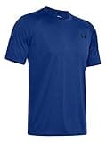 Under Armour Men's HeatGear Loose Fit Short Sleeve Shirt (Royal Blue, Medium)