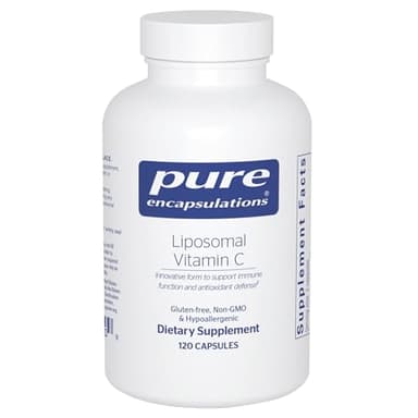 Pure Encapsulations Liposomal Vitamin C - Immune Support Supplement* - Antioxidant Nourishment - Daily Vitamin - Non-GMO & Gluten Free - 120 Capsules