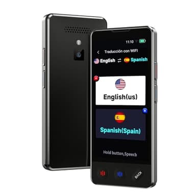 AI Language Translator Device, 2026 Upgraded Translator No WiFi Needed, Support ChatGPT, Voice Instant Two-Way 150 Language Translator, Offline/Recording/Photo Translation for Business Travel