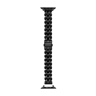 kate spade new york stainless steel band for 38/40/41mm apple watch series 1-6, color: black
