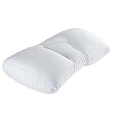Microbead Pillow - Moldable and Temperature Regulating Cushion - Supports Head, Neck and Shoulders for Restful Sleep and Travel by Lavish Home (White)