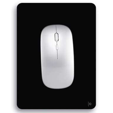 Audimi Small Mouse Pad 6 x 8 Inch, Mini Mouse Pad Thick for Laptop Wireless Mouse Home Office Travel, Portable & Washable (Black)